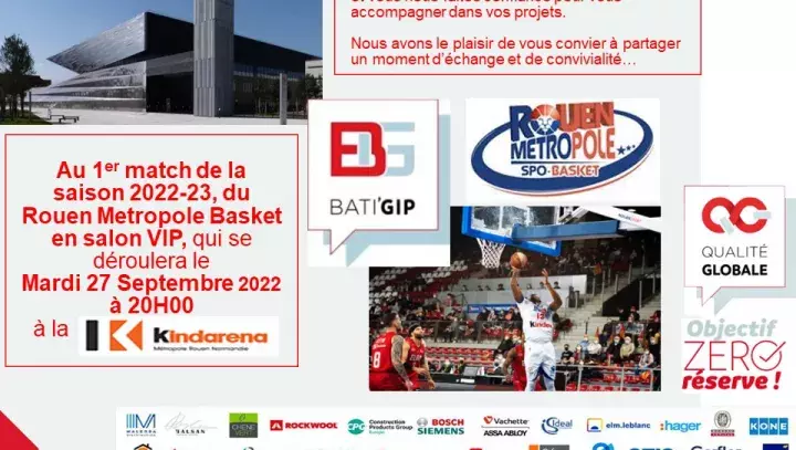 AfterWork BATI'GIP Normandie 2022 au KINDARENA